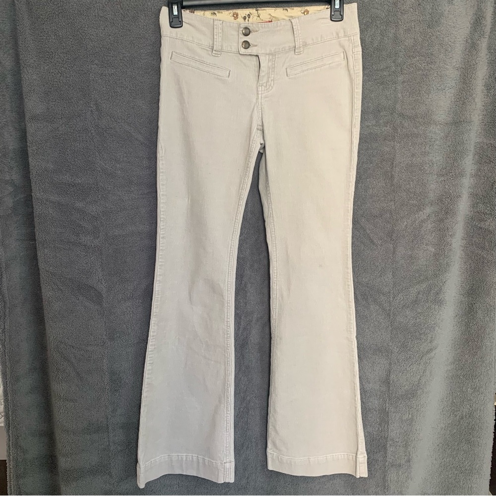 Unionbay corduroy stretchy fitted bell bottom pants
